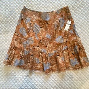 Anthropologie Pilcro Flounced Mini Skirt